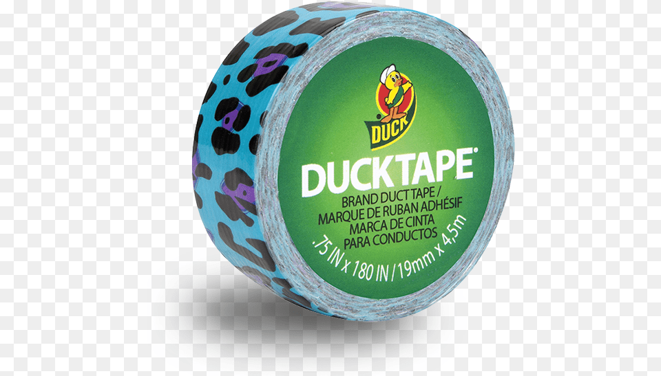 Duck Tape Blue Leopard Duct Tape, Disk Png Image