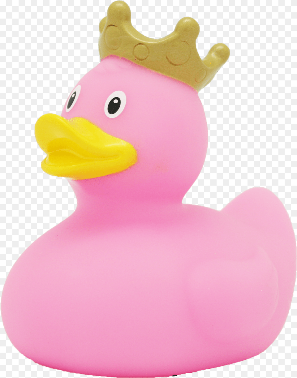 Duck With A Crown Rose, Figurine, Toy, Animal, Bird Free Png