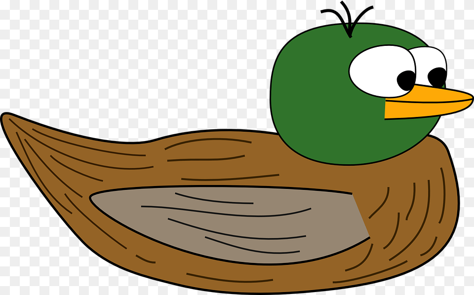 Duck With No Legs, Animal, Beak, Bird, Waterfowl Png Image