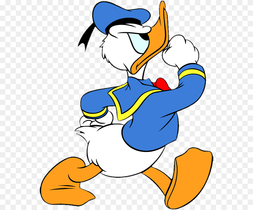 Duckdonald Duck Donald Pato Patodonald Bravo Donald Duck Walking, Cartoon, Baby, Person, Face Free Png