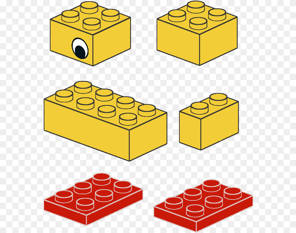 Duckling Bom Lego Duck 6 Pieces, Bulldozer, Machine Free Png