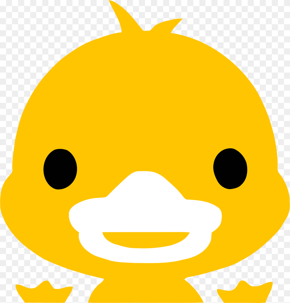 Duckling Clipart Duck Face Cute Cartoon Duck Head, Plush, Toy, Astronomy, Moon Png