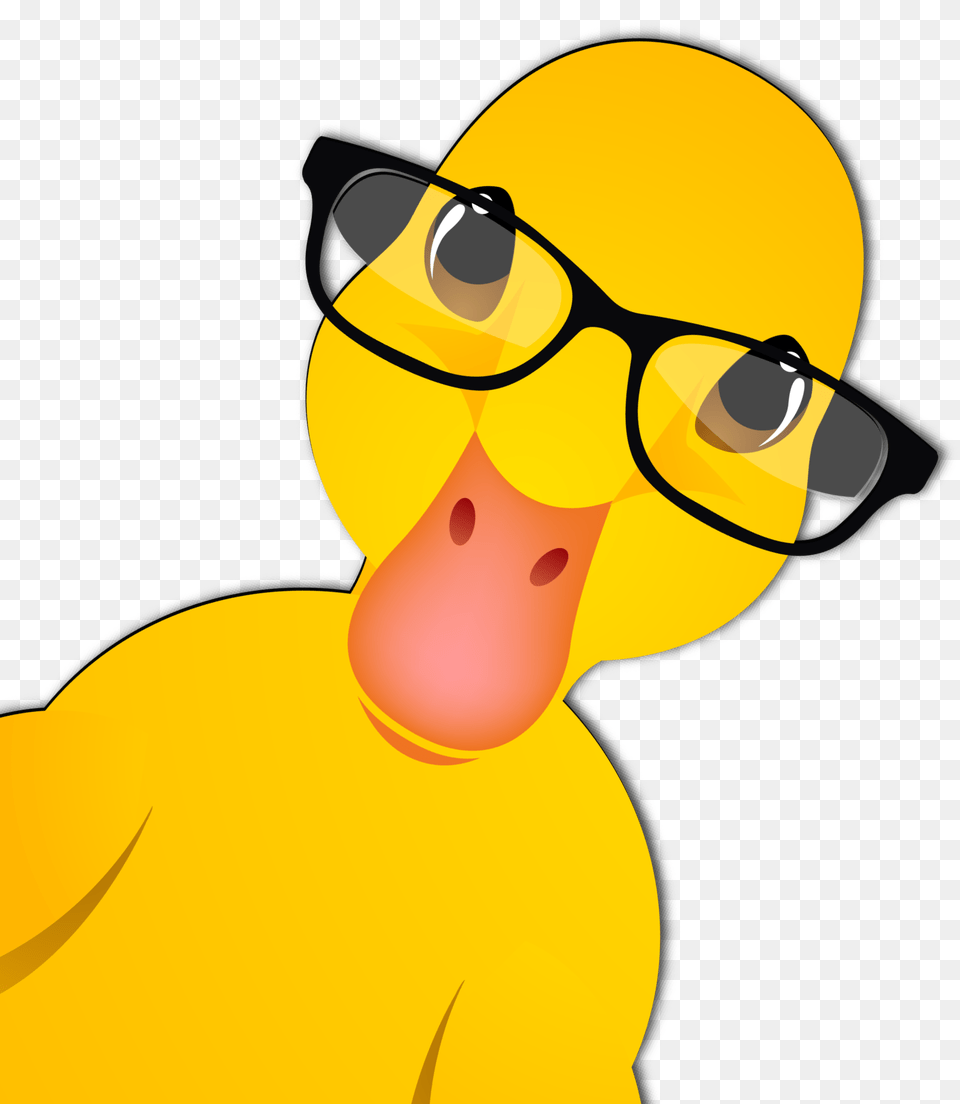 Duckling Clipart Yellow Thing, Coat, Clothing, Person, Glasses Free Transparent Png