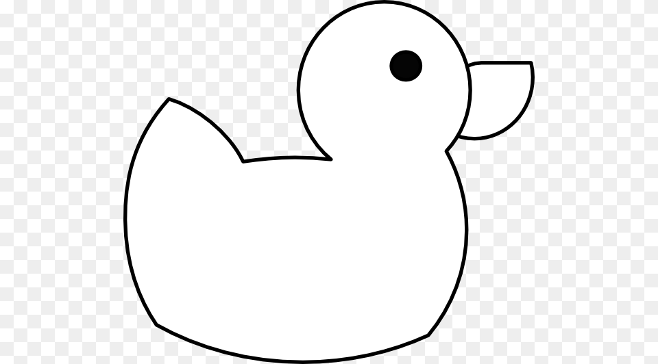 Duckling Outline, Animal, Bird, Duck Free Transparent Png