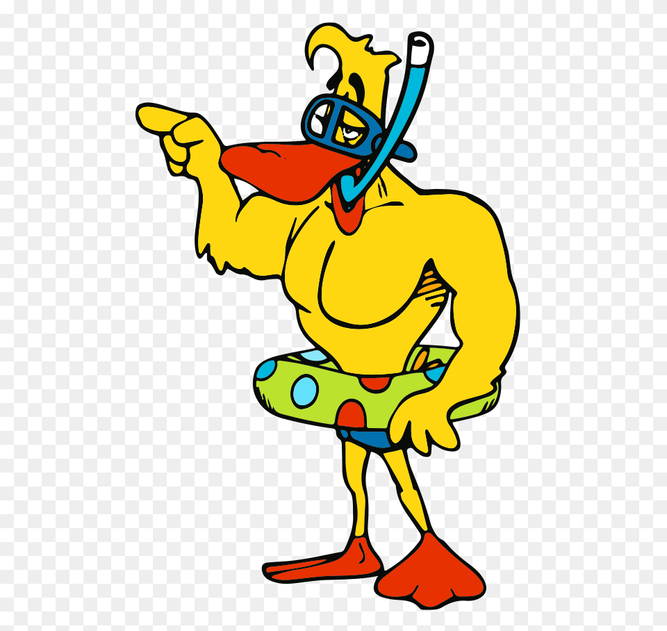 Ducks Clipart Swimming, Baby, Person, Cartoon Png