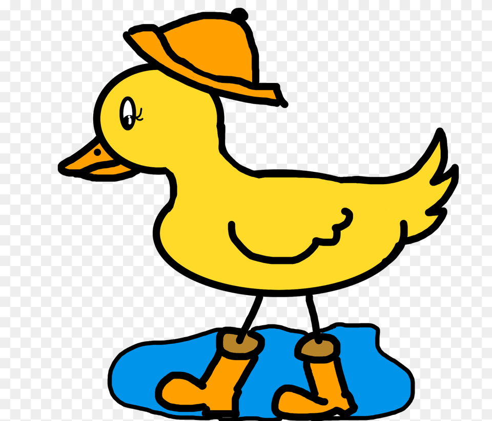 Ducks Clipart Yellow, Clothing, Hat, Animal, Bird Free Png