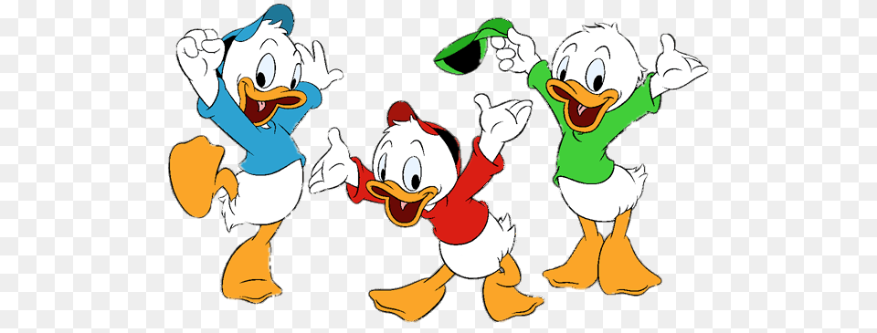 Ducktales Huey Dewey And Louie Happy, Cartoon, Baby, Person, Head Png Image
