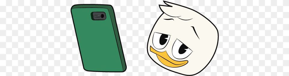 Ducktales Louie Duck And Phone Disney Cartoons Phone Ducktales, Electronics, Mobile Phone, Face, Head Free Png