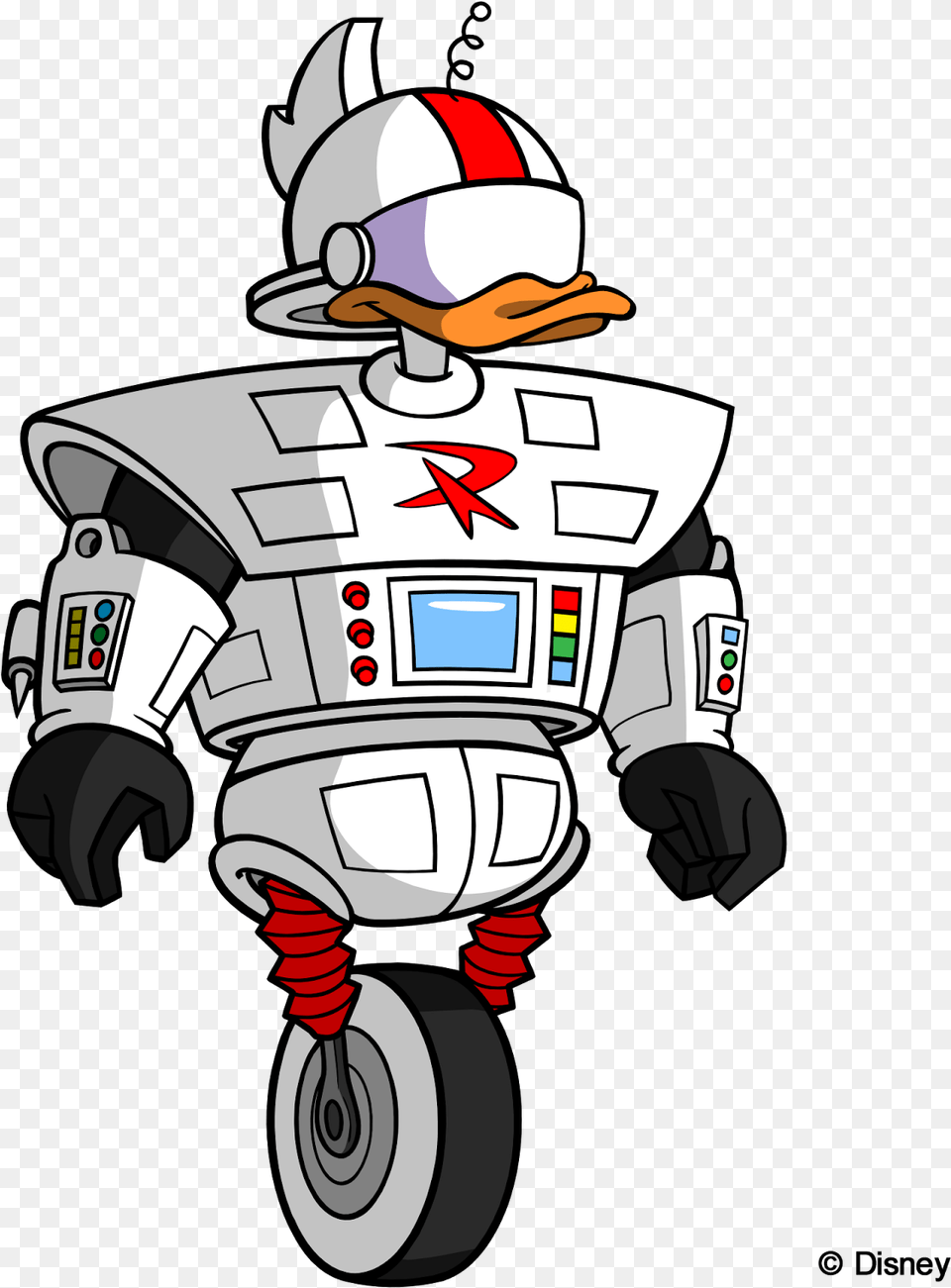 Ducktales Remastered Gizmo Duck Ducktales Gizmoduck, Robot, Device, Grass, Lawn Png