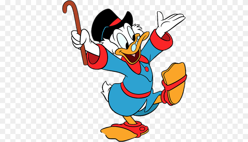 Ducktales Scrooge Mcduck Dancing, Cartoon, Baby, Person Free Png