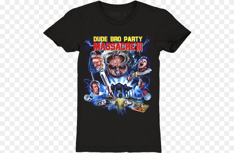 Dude Bro Party Massacre Iii, Clothing, T-shirt, Adult, Person Png Image