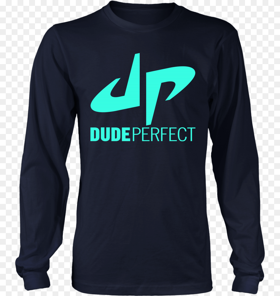 Dude Perfect Long Sleeve Shirt Fishing Saved Me From Becoming Shirt, Clothing, Long Sleeve, Adult, Male Png Image