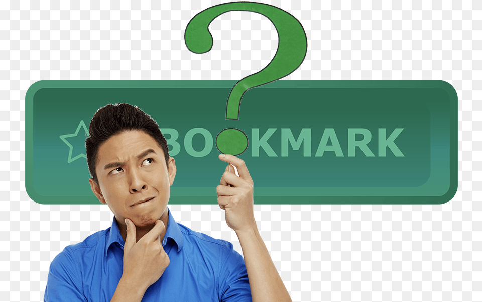 Dude Questioning How To Bookmark Sign, Adult, Person, Man, Male Png