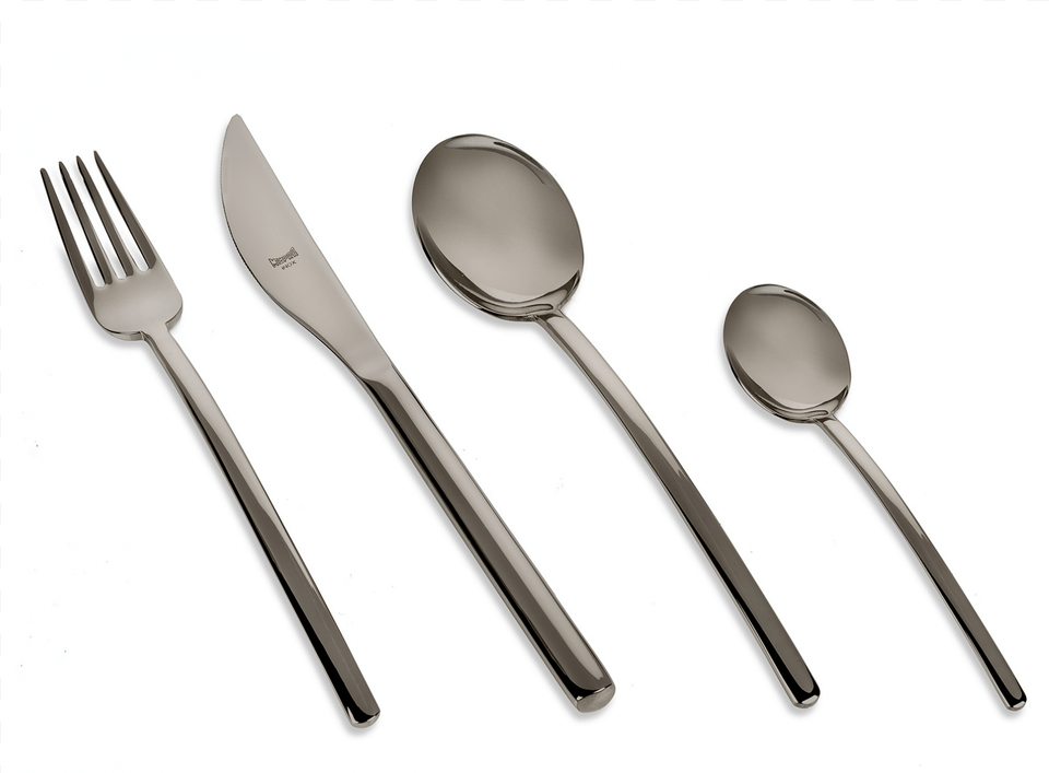 Due Black Cutlery Set, Fork, Spoon, Blade, Knife Free Png