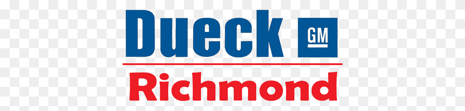 Dueck Richmond Serving South Delta Buick Gmc Chevrolet Cadillac, Logo, Text Free Png