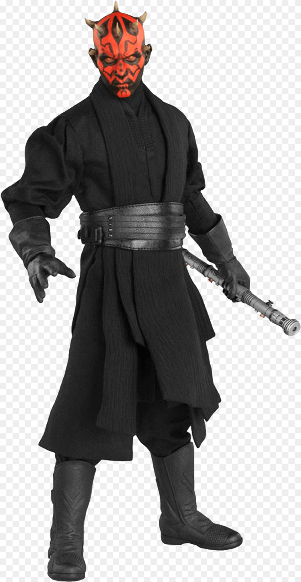 Duel On Naboo Sideshow Collectibles Darth Maul Duel On Naboo Figure, Adult, Person, Man, Male Png
