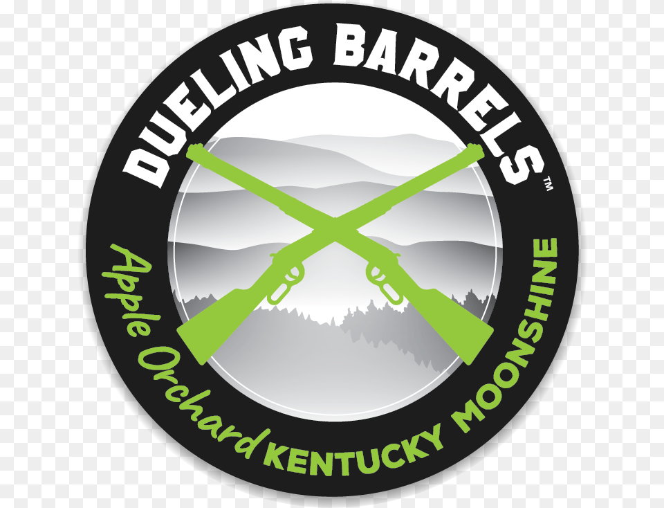 Dueling Barrels Apple Orchard Moonshine Circle, Disk, Smoke Pipe Png Image