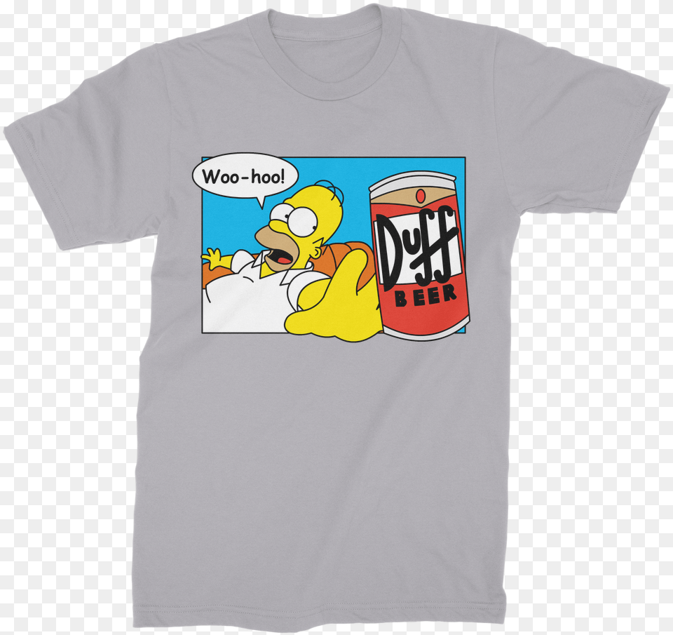 Duff Beer 2 Premium Jersey Men S T Shirt Homer Simpson Birra Duff, Clothing, T-shirt, Baby, Person Png Image