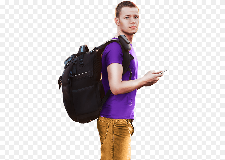Duffel Bag, Backpack, Photography, Boy, Male Free Png Download