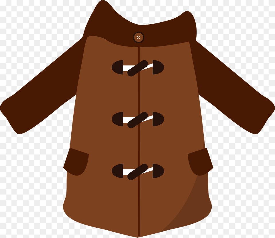 Duffle Coat Clipart, Clothing, Knitwear, Sweater, Overcoat Png Image