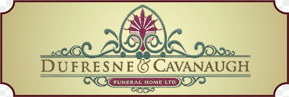 Dufresne Amp Cavanaugh Funeral Home, Logo, Text Free Transparent Png
