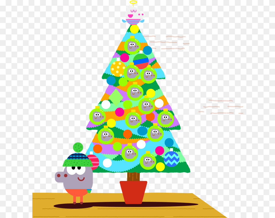 Duggee Christmas App Store Story Christmas Tree, Christmas Decorations, Festival, Christmas Tree, Plant Free Transparent Png