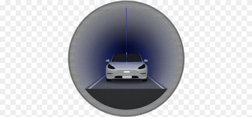 Dugout Loop U2014 The Boring Company Electric Car, Vehicle, License Plate, Transportation, Alloy Wheel Png Image