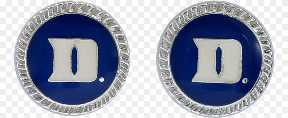 Duke Blue Devils Earrings Earrings, Symbol, Accessories, Number, Text Free Png Download