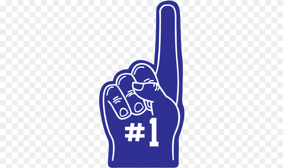 Duke Blue Devils Foam Finger Blue, Body Part, Hand, Person Free Transparent Png