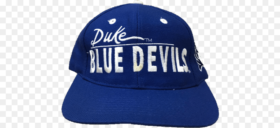 Duke Blue Devils Vintage Snapback Hat Logo Blue, Baseball Cap, Cap, Clothing Png