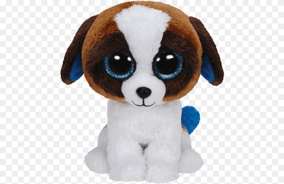 Duke The Brown White Dog Saint Bernard Beanie Baby, Plush, Teddy Bear, Toy, Animal Png Image