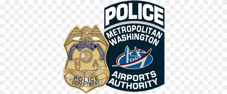 Dulles International Airport Police Station At Autopilot Washington Dc, Badge, Logo, Symbol Png Image