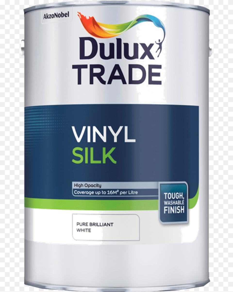 Dulux Trade Vinyl Silk Dulux Brilliant White Gloss, Paint Container, Can, Tin Png