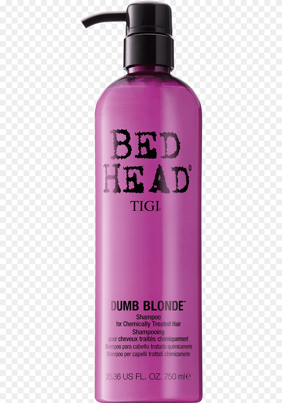 Dumb Blonde Shampoo Tigi Bed Head, Bottle, Cosmetics, Perfume Png Image