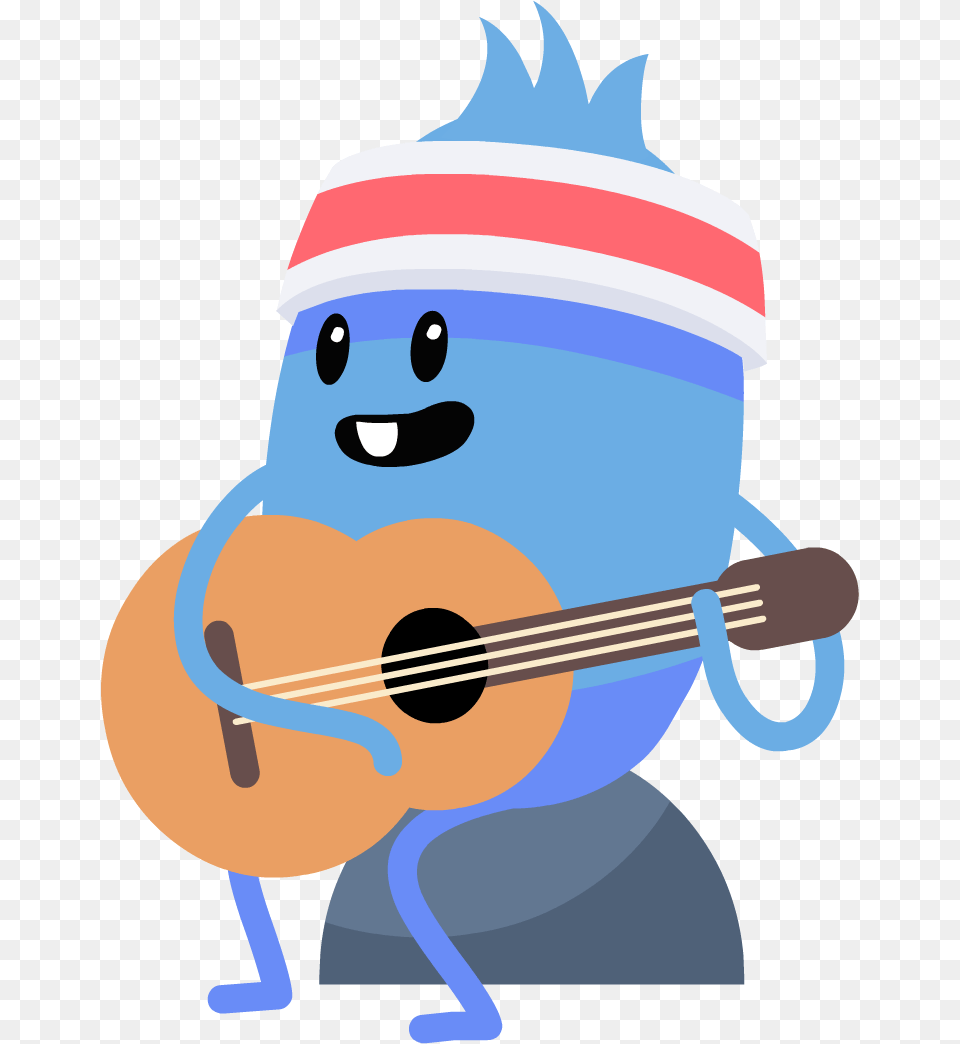 Dumb Clipart Group With Items, Baby, Person, Guitar, Musical Instrument Free Png