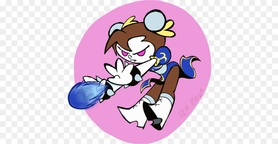 Dumb Doodle Of Wavebird As Chun Li Pan Pizza, Purple, Baby, Person, Balloon Png