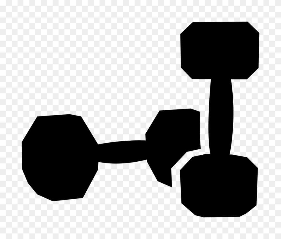 Dumbbell Banner Download Fitness Class Huge Freebie, Gray Free Png
