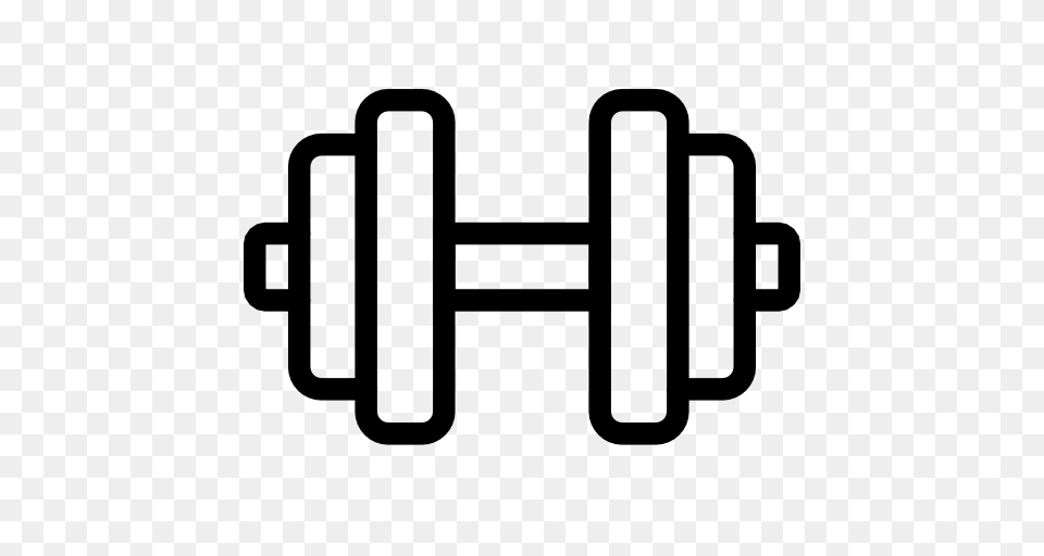 Dumbbell Clipart Black, Smoke Pipe Free Png Download