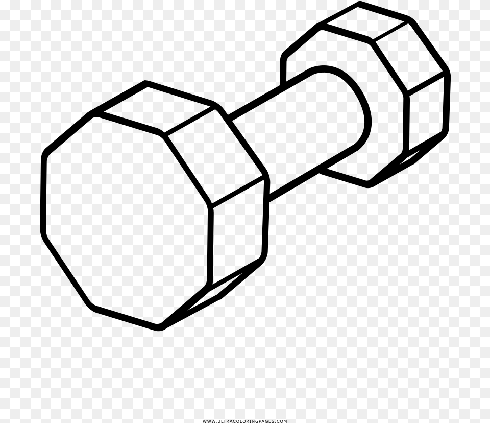 Dumbbell Coloring, Gray Free Transparent Png