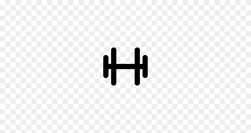 Dumbbell Exercise Fitness Icon With And Vector Format, Gray Free Png Download