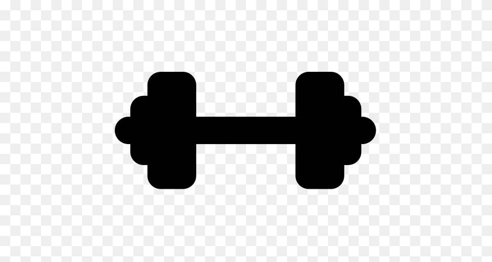 Dumbbell Weight Icon With And Vector Format For, Gray Free Transparent Png