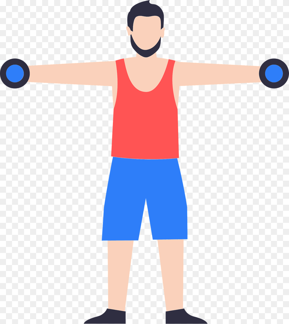 Dumbbell Workout Clipart, Boy, Person, Male, Juggling Free Png Download