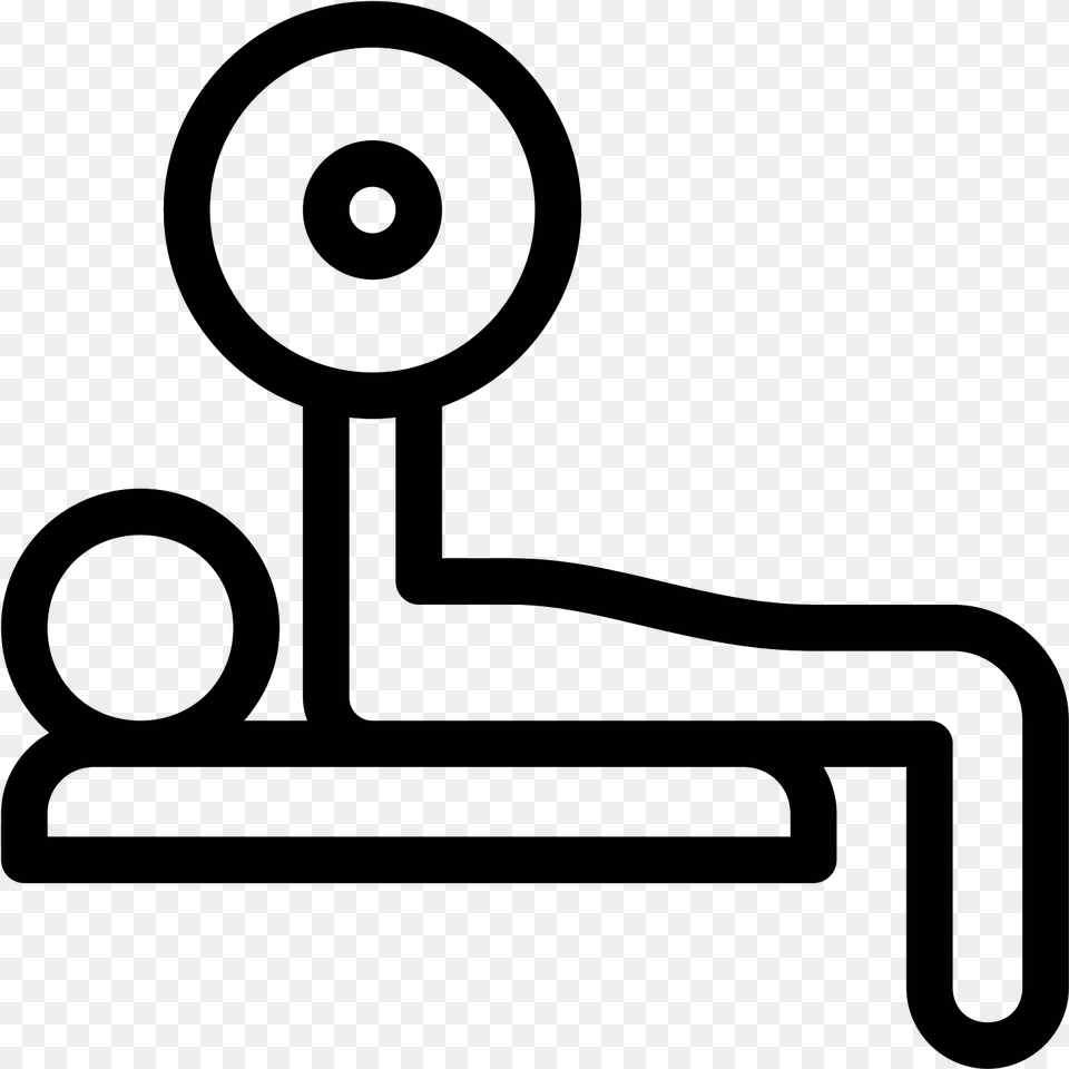 Dumbbells Clipart Weight Bench Bench Press, Gray Free Transparent Png