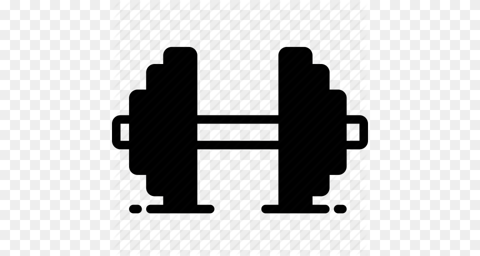 Dumbell Equipment Fitness Gym Health Lift Weight Icon Free Png