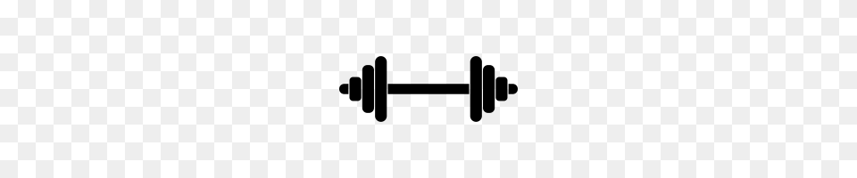 Dumbell Icons Noun Project, Gray Png Image