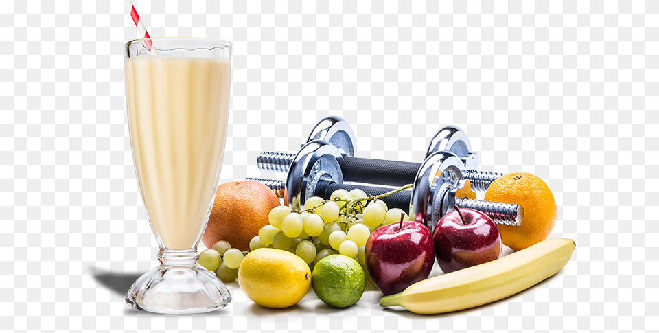 Dumbells And Fruit, Banana, Plant, Produce, Food Png