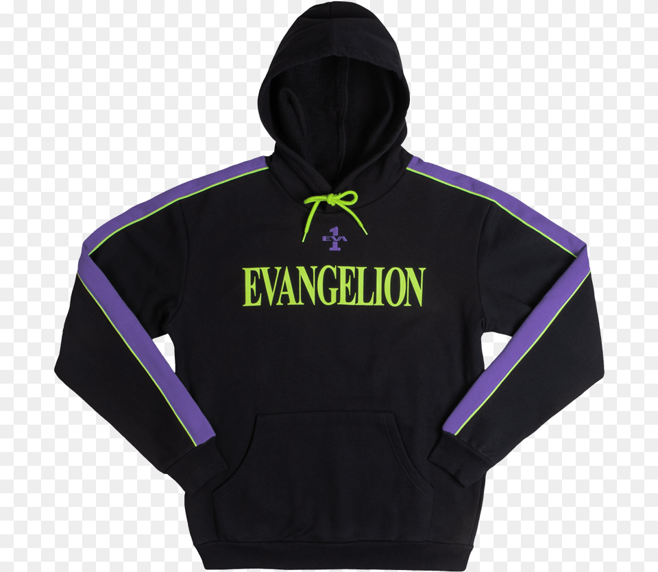 Dumbgood Evangelion Hoodie, Clothing, Hood, Knitwear, Sweater Png