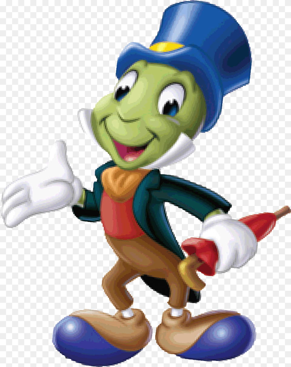 Dumbo And Jiminy Cricket Clipart Download Jiminy Cricket, Baby, Person, Face, Figurine Png Image