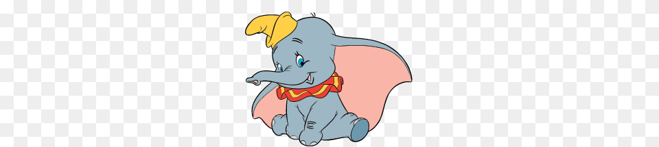 Dumbo Coloring Pages Antique The Elephant, Cartoon, Baby, Person, Face Free Png