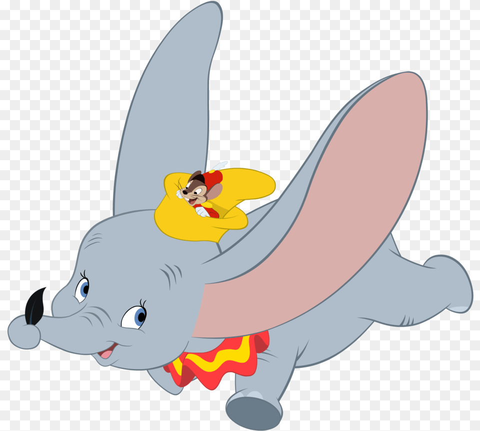 Dumbo Drawing Original Dumbo, Cartoon, Animal, Fish, Sea Life Free Transparent Png